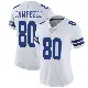 ＃80 Women's Parris Campbell White Limited Dallas Cowboys Vapor Untouchable Jersey