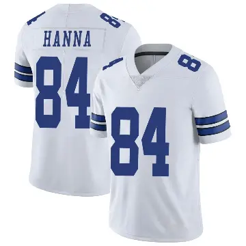 ＃84 Men's James Hanna White Limited Dallas Cowboys Vapor Untouchable Jersey