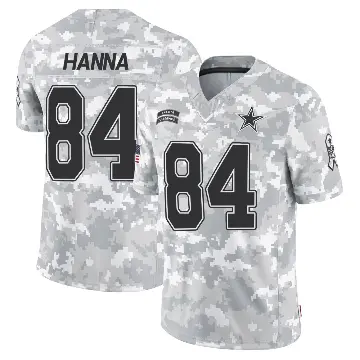 ＃84 Youth James Hanna Arctic Camo Limited Dallas Cowboys 2024 Salute to Service Jersey