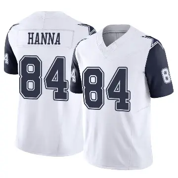 ＃84 Youth James Hanna White Limited Dallas Cowboys 2nd Alternate Vapor F.U.S.E. Jersey