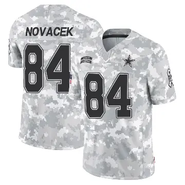 ＃84 Youth Jay Novacek Arctic Camo Limited Dallas Cowboys 2024 Salute to Service Jersey