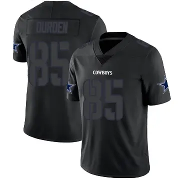 ＃85 Men's David Durden Black Impact Limited Dallas Cowboys Jersey