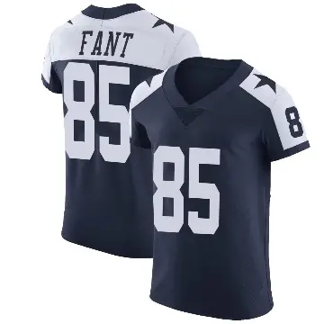 ＃85 Men's Princeton Fant Navy Elite Dallas Cowboys Alternate Vapor Untouchable Jersey