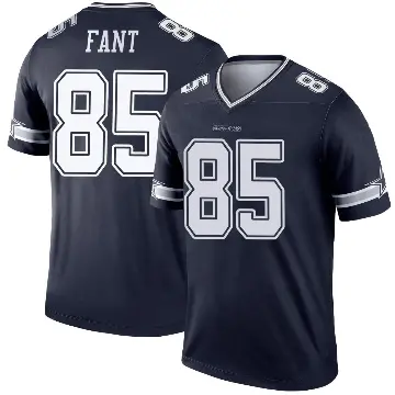 ＃85 Men's Princeton Fant Navy Legend Dallas Cowboys Jersey