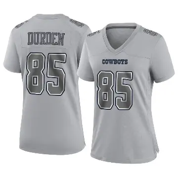 ＃85 Women's David Durden Gray Game Dallas Cowboys Atmosphere Fashion Jersey