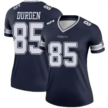 ＃85 Women's David Durden Navy Legend Dallas Cowboys Jersey