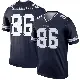 ＃86 Men's Luke Schoonmaker Navy Legend Dallas Cowboys Jersey
