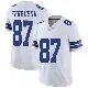 ＃87 Men's Jake Ferguson White Limited Dallas Cowboys Vapor Untouchable Jersey