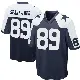 ＃89 Men's Brevyn Spann-Ford Navy Blue Game Dallas Cowboys Throwback Jersey