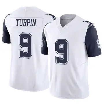 ＃9 Men's KaVontae Turpin White Limited Dallas Cowboys 2nd Alternate Vapor F.U.S.E. Jersey