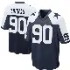＃90 Youth Solomon Thomas Navy Blue Game Dallas Cowboys Throwback Jersey