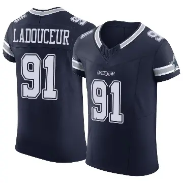 ＃91 Men's L.P. LaDouceur Navy Elite Dallas Cowboys L.P. Ladouceur Vapor F.U.S.E. Jersey
