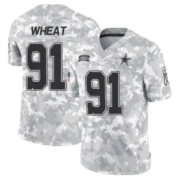 ＃91 Men's Tyrus Wheat Arctic Camo Limited Dallas Cowboys 2024 Salute to Service Jersey