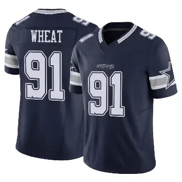 ＃91 Youth Tyrus Wheat Navy Limited Dallas Cowboys Vapor F.U.S.E. Jersey