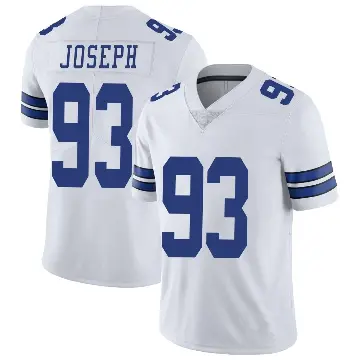 ＃93 Men's Linval Joseph White Limited Dallas Cowboys Vapor Untouchable Jersey