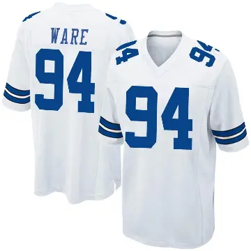 ＃94 Men's DeMarcus Ware White Game Dallas Cowboys Jersey