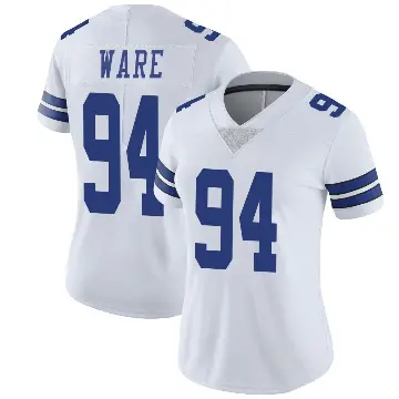 ＃94 Women's DeMarcus Ware White Limited Dallas Cowboys Vapor Untouchable Jersey