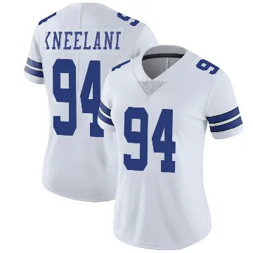 ＃94 Women's Marshawn Kneeland White Limited Dallas Cowboys Vapor Untouchable Jersey