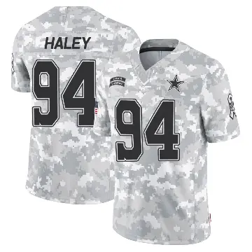 ＃94 Youth Charles Haley Arctic Camo Limited Dallas Cowboys 2024 Salute to Service Jersey