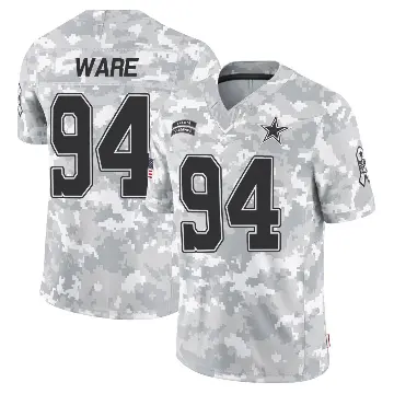 ＃94 Youth DeMarcus Ware Arctic Camo Limited Dallas Cowboys 2024 Salute to Service Jersey