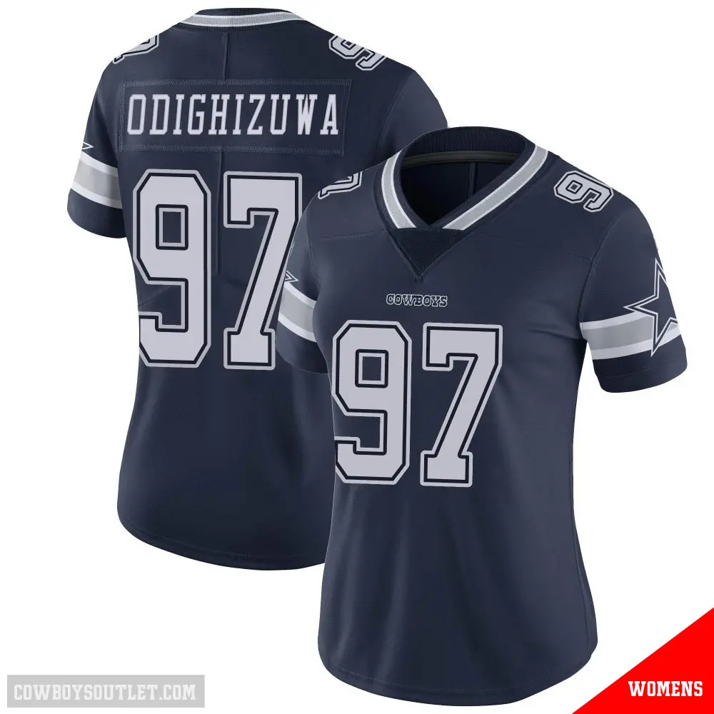 ＃97 Women's Osa Odighizuwa Navy Limited Dallas Cowboys Team Color Vapor Untouchable Jersey
