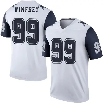 ＃99 Men's Perrion Winfrey White Legend Dallas Cowboys Color Rush Jersey