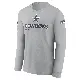 Men's Gray Dallas Cowboys 2024 Salute To Service Long Sleeve T-Shirt
