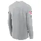 Men's Gray Dallas Cowboys 2024 Salute To Service Long Sleeve T-Shirt